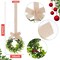 2Pcs Mini Christmas Wreaths Cabinet Wreaths Small Green Hanging Wreath Christmas Ornament for Cabinets Winter Holiday Home Outdoor Indoor Window Christmas Tree Crafts Decorations 25 x 10 Inch